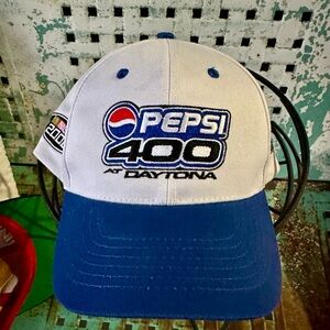 Vtg deadstock nwt Pepsi 400 At Daytona International Nascar 2000 500 Snapback Ha
